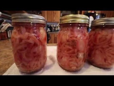 AWESOME!!!.DIY Sweet and Sour Pickled RED Onions