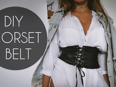 DIY CORSET BELT