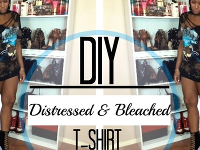 DIY: Distressed & Bleached T-Shirt!