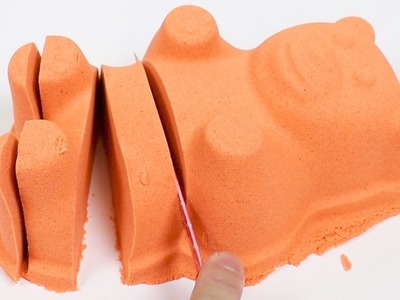 DIY How to Make a GIANT Kinetic Sand Gummy Bear! Fun & Easy Kinetic Sand Art