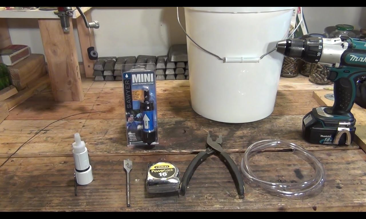 DIY - How to make a SHTF water filtration system