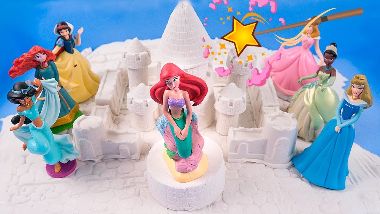 Diy How To Make Mermaid Kinetic Sand Castle Moana Coconut Pirates Attack By Magicpang