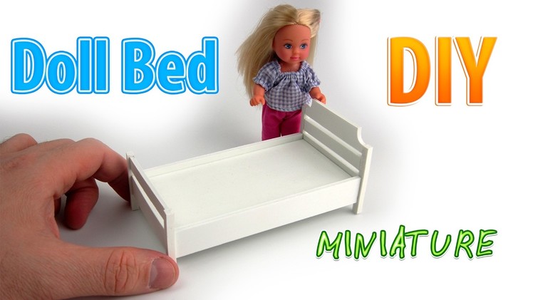 DIY Miniature Bed  | DollHouse