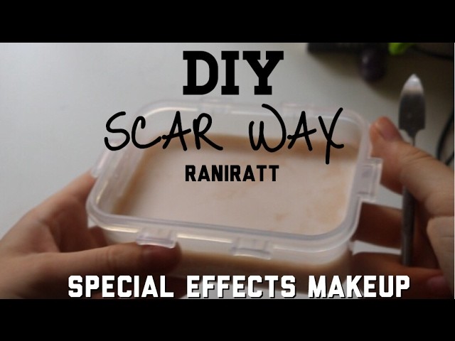 DIY SCAR WAX • SFX Makeup