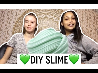 DIY Slime Tutorial and test! || Ve'ondre mitchell & Sarah Fleming