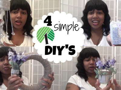 DOLLAR TREE DIY'S * CHANDELIER CANDLE STAND* CELL PHONE SOFA & MORE