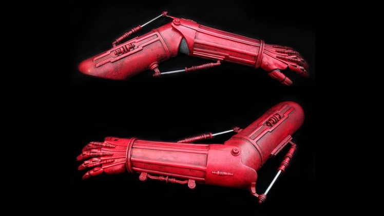 Droid Arm ROBOT ARM C-3PO Tutorial - How to assemble VACUFORM Parts VIDEO 1 of 2