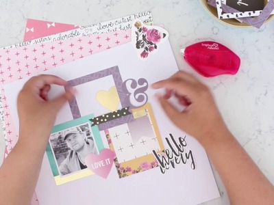 Hello Lovely - Scrapbook Process Video