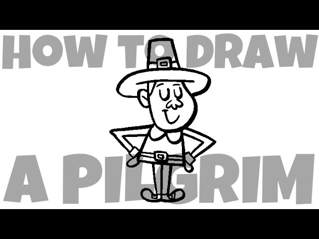 How to Draw a Pilgrim (boy)
