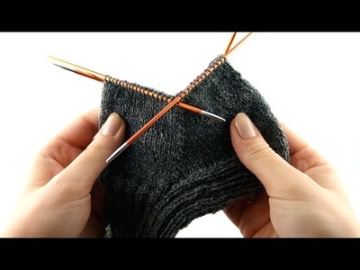 How to Knit Socks for Men #4 Gusset