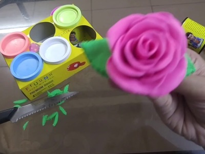 How to make clay rose - Tutorial