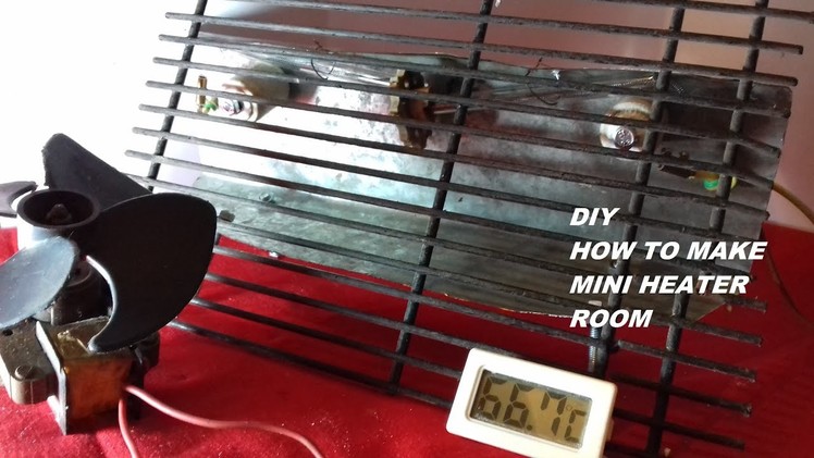 How to make mini electric room heater at home DIY Video