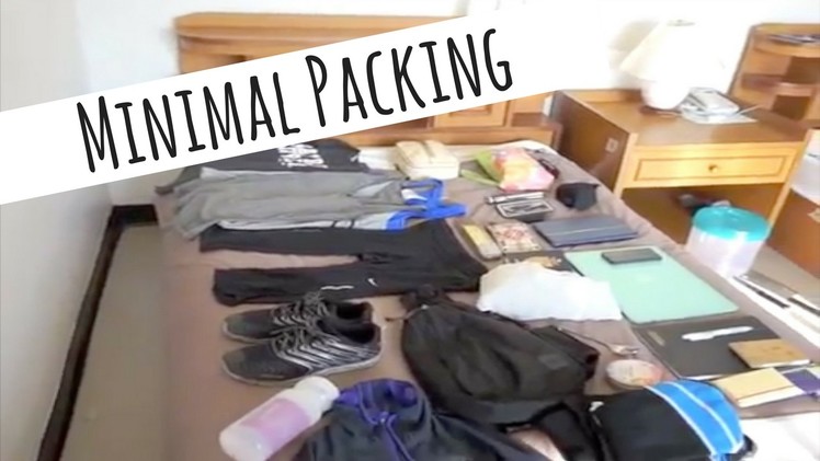 HOW TO PACK FOR MINIMALIST TRAVELING » asia + europe