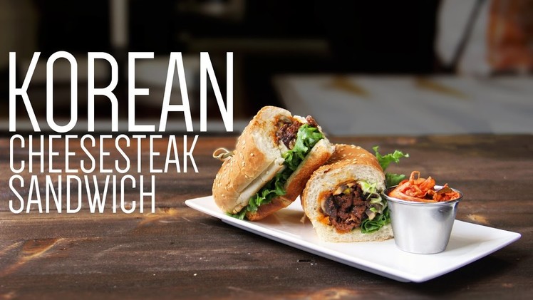 Korean Cheesesteak Sandwich | How to make Fusion Philly Cheesesteak