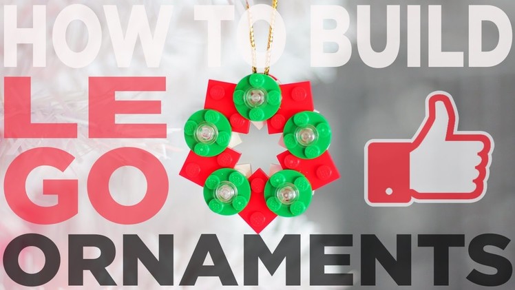 LEGO ORNAMENT IDEAS. HOW-TO-BUILD. LEGO CHRISTMAS DECOR