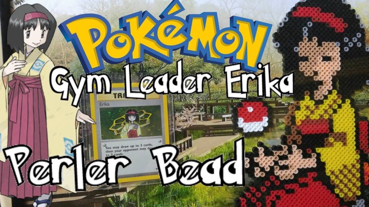 Pokemon Perler Bead Project: Gym Leader Erika