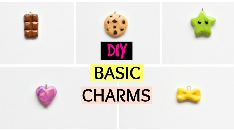 5 Basic and Easy Polymer Clay Charms for Beginners