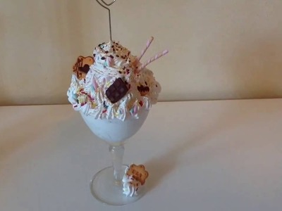 Creiamo insieme una coppa gelato ! Decoden+dolci in fimo :D