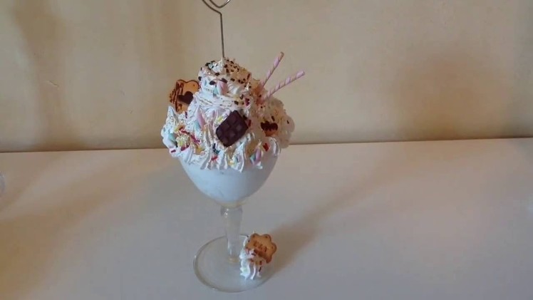 Creiamo insieme una coppa gelato ! Decoden+dolci in fimo :D