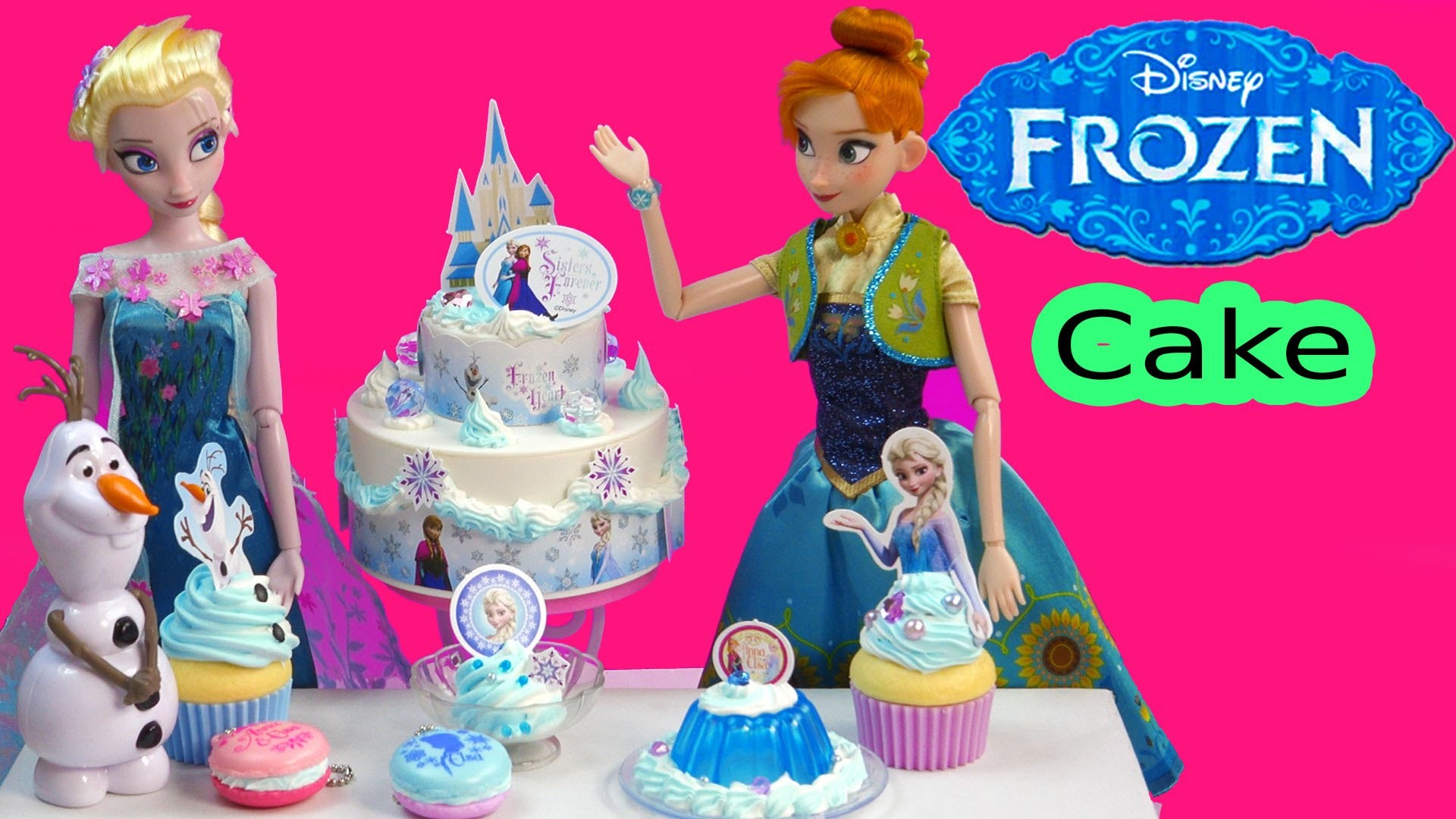 Disney Frozen Whipple Frosting 2 Tiered Birthday Cake With Queen Elsa ...