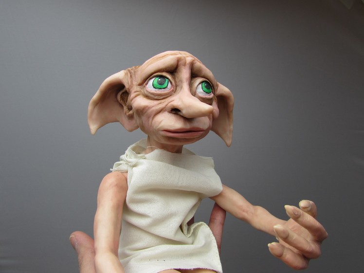 DOBBY Poseable Clay Doll Timelapse. Tutorial  Part 2
