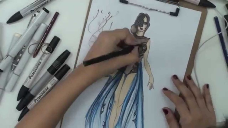 Fashion Illustration by Esmod Dubai student