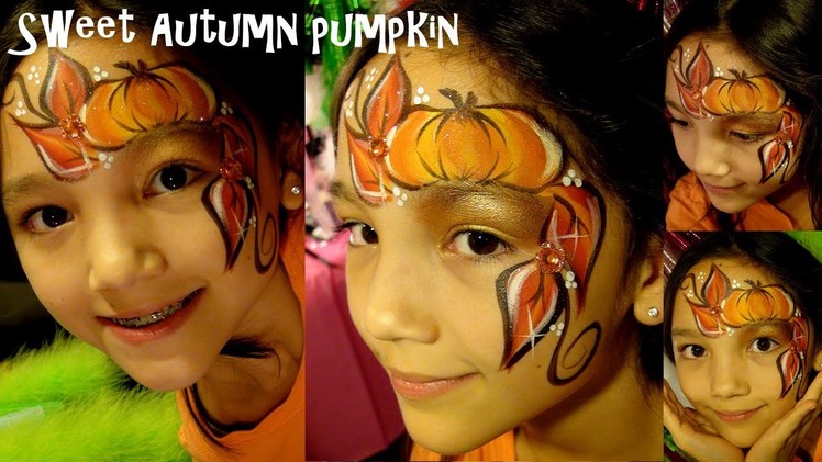 Halloween Pumpkin Fall Harvest Face painting - Google Glass