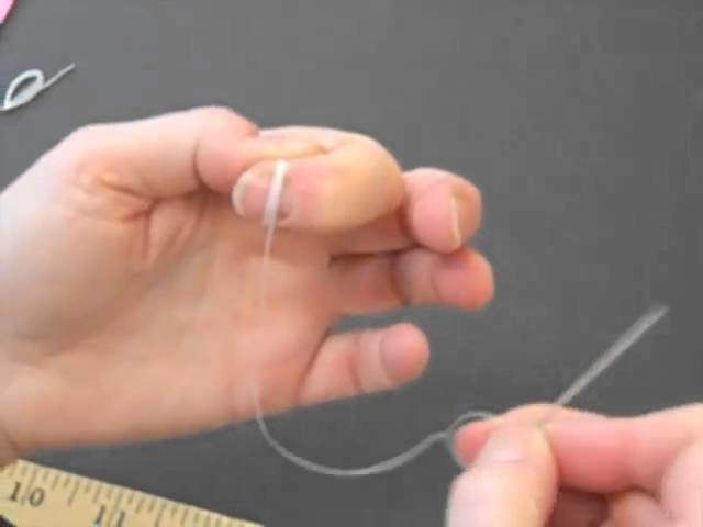 Hand Sewing - Making a Hand Knot