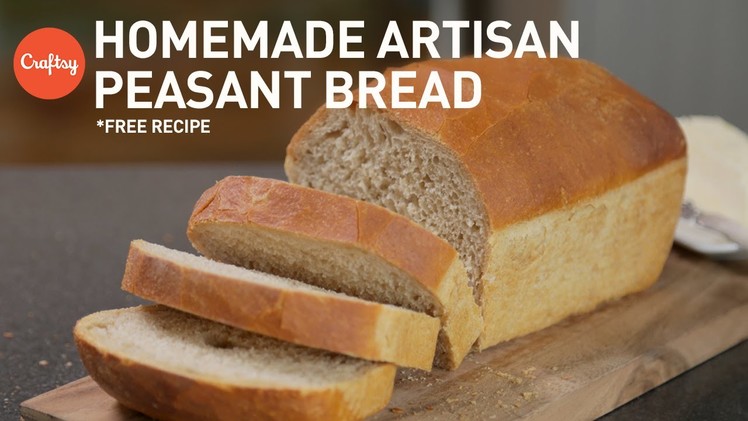 Homemade Artisan Peasant Loaf Bread (with free recipe) | Baking Tutorial with Zoë François