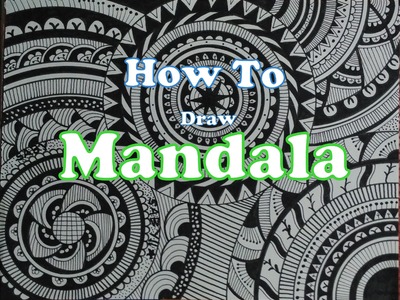 How To Draw Complex Mandala Art Design For Beginners, Easy Tutorial Doodle Drawing Step By Step