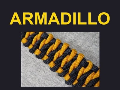 How to make an Armadillo Paracord Bracelet Tutorial (Paracord 101)