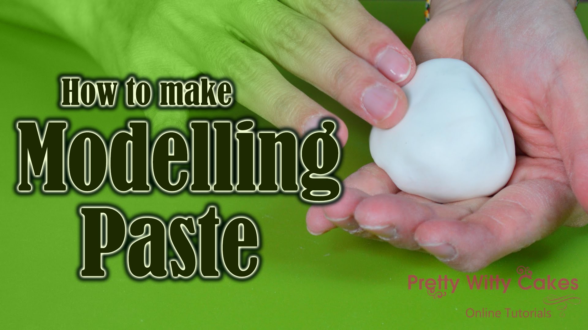 How to Make Modelling Paste - Pretty Witty Cakes