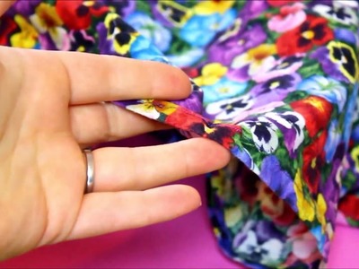 How To Press A Hem Quickly & Easily - Quick Sewing Tips by Sewing Bee Fabrics