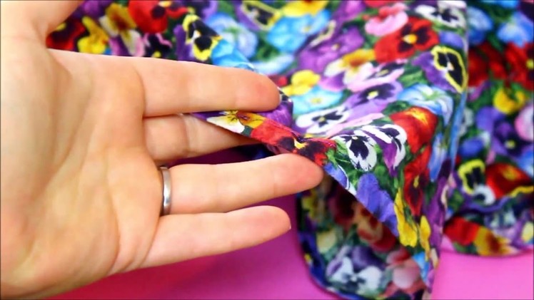 How To Press A Hem Quickly & Easily - Quick Sewing Tips by Sewing Bee Fabrics