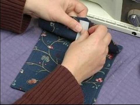 How to Sew a Zipper Backpack : How Quilt a Pocket Flap on a Zipper Backpack