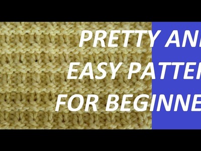 Knitimg Pattern *PRETTY AND EASY PATTERN FOR BEGINNERS *