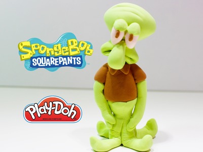 Learn to make Squidward Tentacles using Play Doh from Spongebob Squarepants