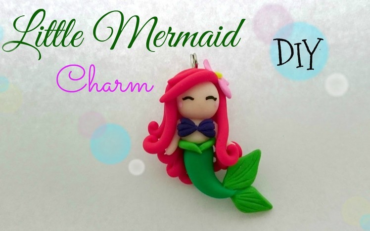 Little Mermaid Clay Charm