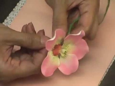 Making a Gumpaste Vanda Orchid by Petal Crafts