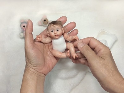 Mini Baby c - Sculpted a Mini Pose-able Baby Polymer