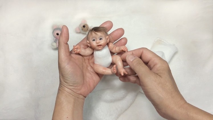 Mini Baby c - Sculpted a Mini Pose-able Baby Polymer
