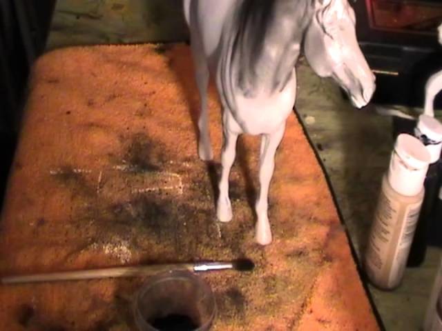 Model Horse Tutorial- Painting A appy Part 2-6