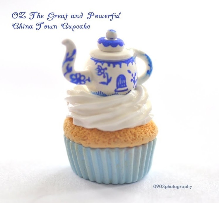 OZ The Great & Powerful: China Town Cupcake Tutorial