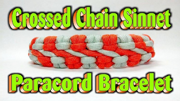 Paracord How To Make A Crossed Chain Sinnet Bracelet With Buckles