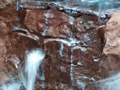 Part 22: Working with resin on fibres to create waterfalls.