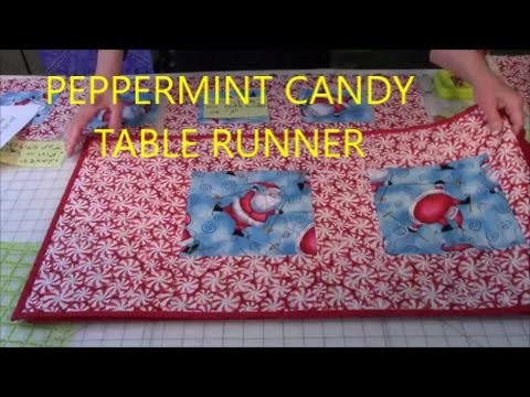 Peppermint Candy Table Runner