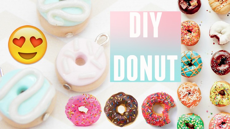 Simple and Cute Polymer Clay Donut Tutorial! |PastelPandaz