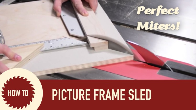 The Ultimate Picture Frame Sled with Micro Jig Zero Play Guide Bar
