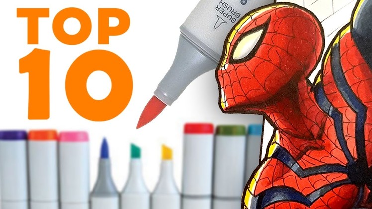 TOP 10 TIPS for COPIC MARKERS!