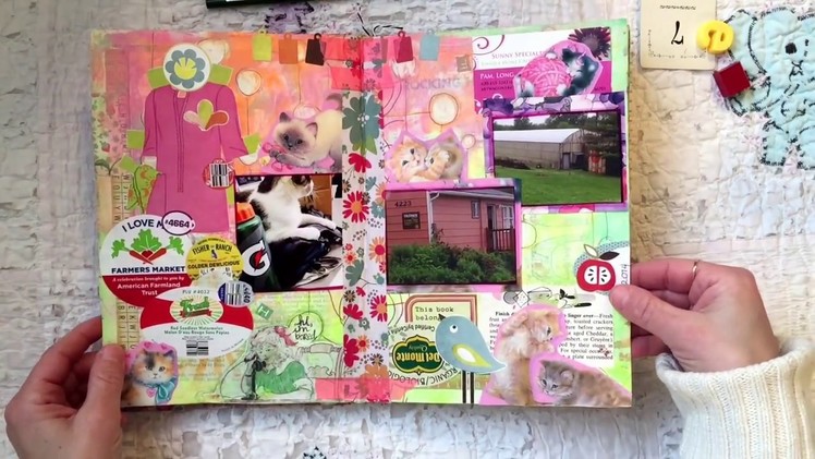 Altered Book Journal: No Rules Scrapbooking Part 1